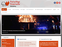 Tablet Screenshot of feuerwehr-schramberg.de